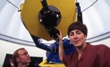 Students at the Keck Observatory in Hawaii.