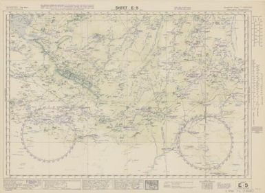 Australian aeronautical map (Sheet E5)