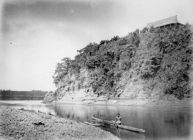 Bungalow [at Na Soqo] from the River Wainimala