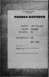 Patrol Reports. New Ireland District, Kavieng, 1972 - 1973