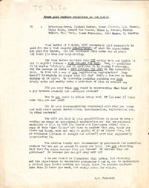 House girls working conditions at USP