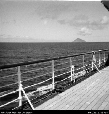 Ocean Island from on board MV Tri Ellis