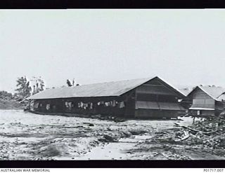 TOROKINA, BOUGAINVILLE. 1945. BUILDINGS IN THE SISTERS' LINES AT 2/1ST AUSTRALIAN GENERAL HOSPITAL