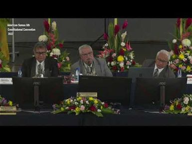 American Samoa 6th Constitutional Convention