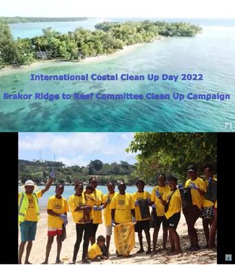 International Coastal Clean-up Day 2022: Action conducted by Vanuatu Climate Action Network (VCAN)
