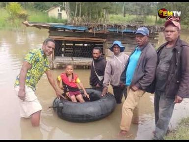 Over 400 Affected by Flooding in Western Highlands and Jiwaka