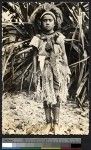 Young girl in a festival costume, Samoa, ca.1900-1930