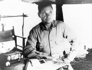 Lieutenant Colonel Lewis B. "Chesty" Puller, USMC, Commanding Officer of 1ST Battalion, 7th Marine Regiment at Guadalcanal (1942)