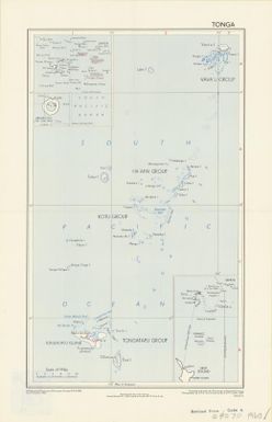 Tonga / compiled and drawn by Directorate of Overseas Surveys