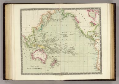 Chart of the Pacific Ocean. London: Published by Henry Teesdale & Co. Drawn & Engraved by J. Dower, Pentonville, London. (1844)