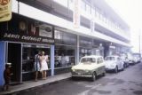 French Polynesia, street scene in Papeete shopping district