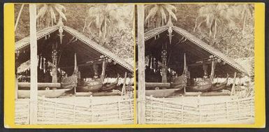 Canoe Shed at Makira, San Christoval [Christobal], Solomon Group