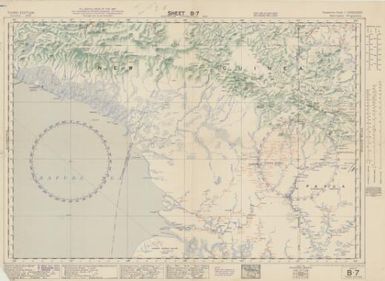 Australian aeronautical map (Sheet B7)