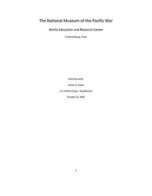 Oral History Interview with James D. Dukes, October 22, 2002