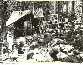 1942-10-09. CORRESPONDENTS IN NEW GUINEA SPEAK HIGHLY OF THE WORK OF THE SALVATION ARMY AMONG THE TROOPS IN FORWARD AREAS. TROOPS AND NATIVES ALIKE RELISH THE SIMPLE CONFORTS THAT ARE PROVIDED AT ..