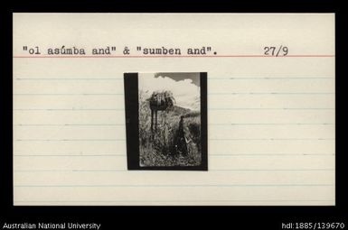 "Ol asúmba and" & "sumben and"