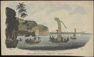 View in the district of Whapiano, Island of Otaheite / G.T. 1792 ; Baily sc