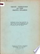 Handbook on the Trust Territory of the Pacific Islands; a handbook for use in training and administration