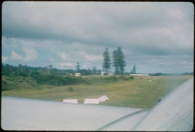 Approaching runway on Norfolk Island