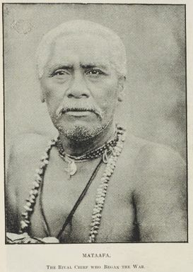 Mataafa, the rival chief who began the war