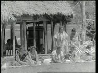 Tapa making and spear throwing in Samoa--outtakes