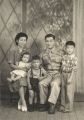 Chaplain Yamada of the 442nd Infantry with his family.