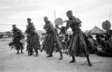 Malaysia, men performing meke at Republic of Fiji Military Forces camp