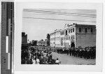 Father Damien's funeral procession, Hawaii, 1936