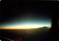 View of clouds from a plane