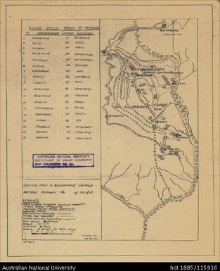 Papua New Guinea, Simbu (Chimbu) Province, Nambaiyufa Census Division, 1957, 1:126 720