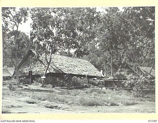 PORT MORESBY, NEW GUINEA. 1944-05-01. THE INTELLIGENCE TOPOGRAPHICAL BUILDING AT G BRANCH, HEADQUARTERS NEW GUINEA FORCE