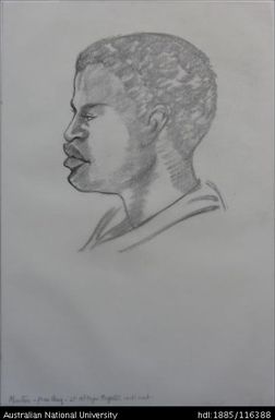 Martha from Banz, at Mt Hagen Hospital - ward's maid