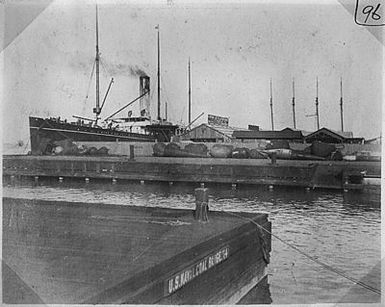 Buoy Depot on Naval Dock No. 1. View from Naval Dock No. 2