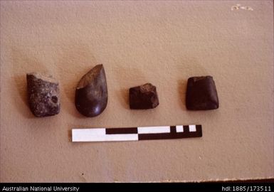 Stone axe/adze blades from Watom Island