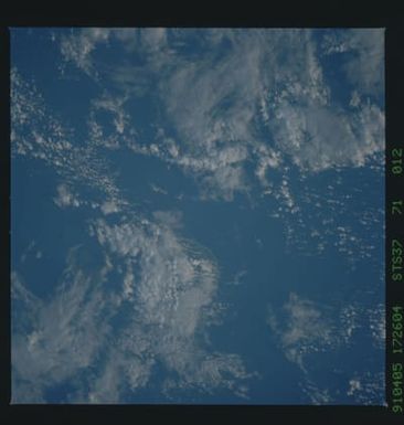 S37-71-012 - STS-037 - Earth observations taken during the STS-37 mission