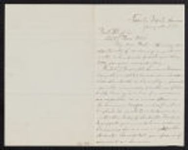 G. Chauncy Spilsbury letter to Benjamin Cluff Jr.