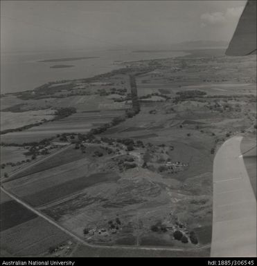 Aerial views of fields and crops