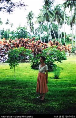 Madang: Hotel garden