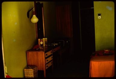 Room at the Travelodge, Taveuni, 1971
