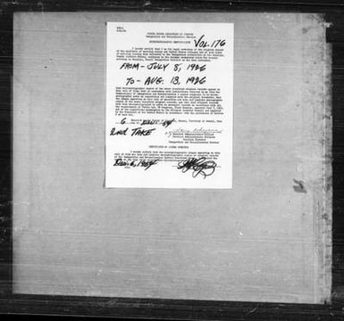 Volume 176: July 8, 1926 - August 13, 1926