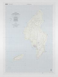 2001 Topographic Map 0f the Island of Tinian, (1:1:25,000)
