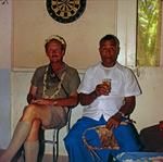 Duncan McIntyre and a Tokelauan man