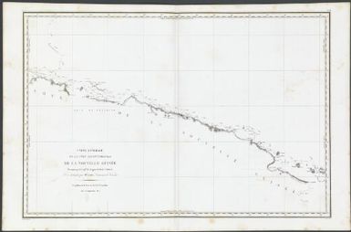 Voyage de la corvette l'Astrolabe : exécuté par ordre du roi, pendant les annees 1826, 1827, 1828, 1829, sous le commandement de M. J. Dumont D'Urville, capitaine de vaisseau.: Carte generale de la cote septentrionale de la Nouvelle Guinee