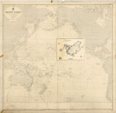 Pacific Ocean compiled from the latest information in the Hydrographic Dept. (128.1)