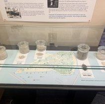 5 jars of sand from islands in the Pacifi