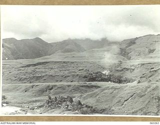 WALINGAI BEACH, NEW GUINEA. 1944-01-02. A SECTION OF THE BEACH STORES DUMP OF NO. 15 PLATOON, C COMPANY, 2/48TH INFANTRY BATTALION