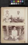 Samoan chief, wife and child; Fijian native minister, [c1880 to 1889]