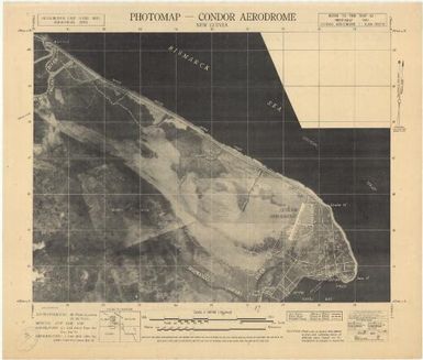 New Guinea 1:20,000 series: Condor Aerodrome, ed.1 (Verso J.R. Black Map Collection / Item 2)