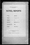 Patrol Reports. Western District, Morehead, 1966 - 1967