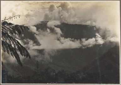 Looking across to Wharton Ranges from Ononge / Frank Hurley